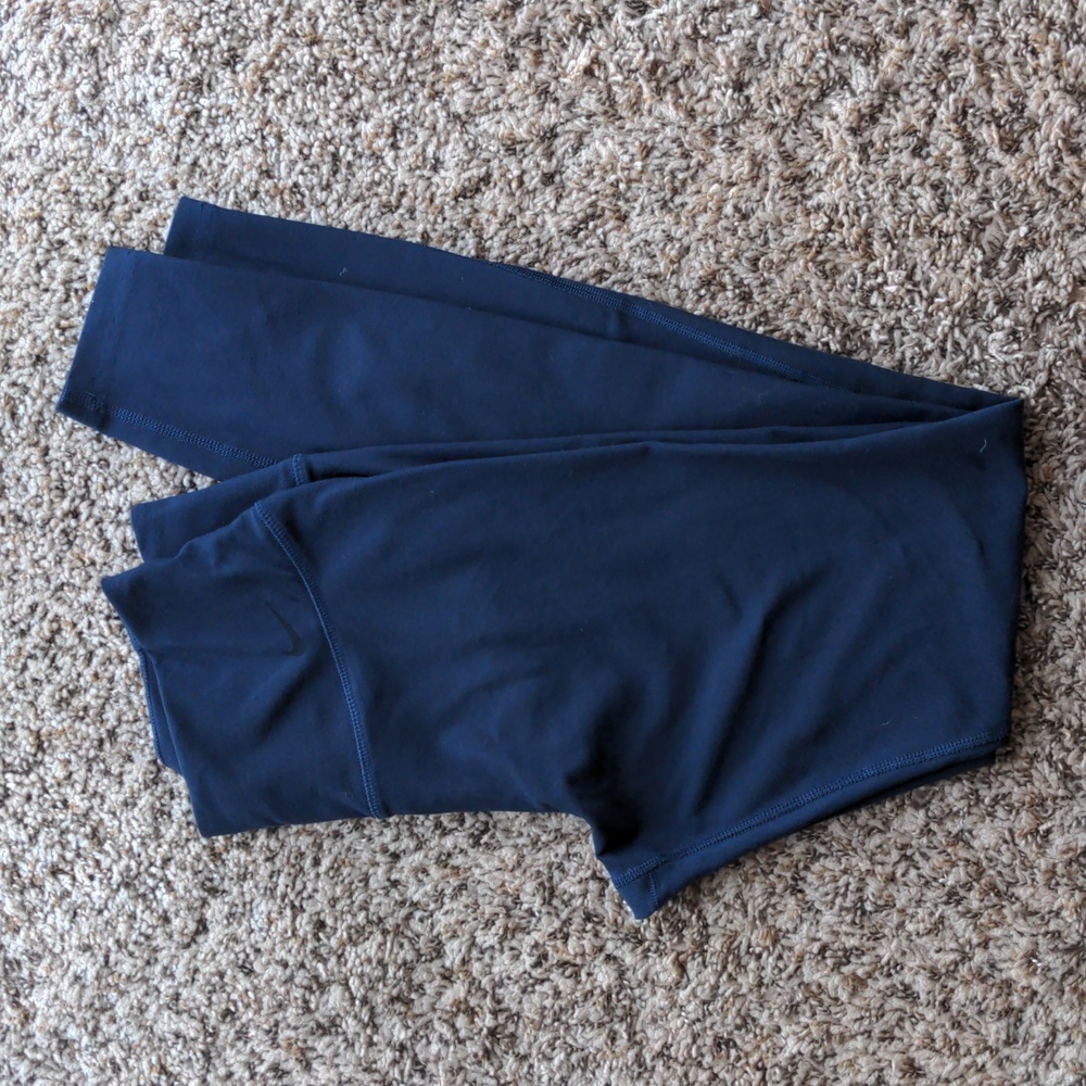 S NIKE Dri-Fit One Legend Pant - Navy Tights/Leggings